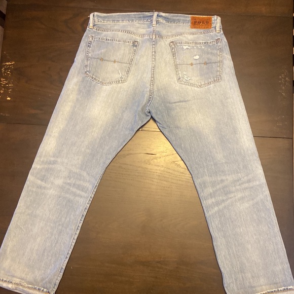 Vintage Ralph Lauren - Slim Straight 38W 30 L - Light Wash - Picture 2 of 8